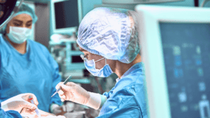 plastic surgery at a London clinic