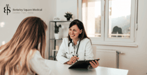 doctor explains regulations to patient