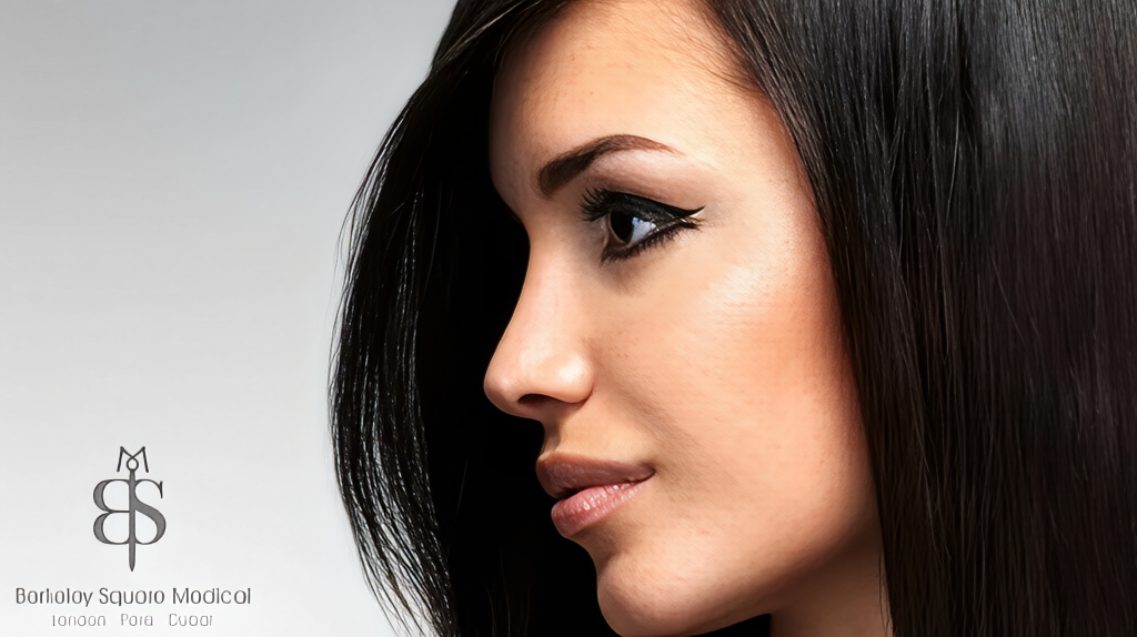 Computer imaging during a rhinoplasty consultation